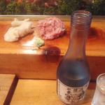 春寿司 - 定番のミル貝とネギトロで地酒「安積浪漫」