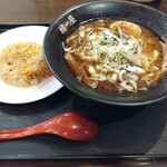 Bouya - 黒坊ラーメン＋チャーハン（小）