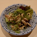 Sumiyaki Izakaya Toriya - 鶏皮ポン酢：200円