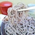 Soba Nagamori - 平打ちのそば
                        張りのある食感で、喉越しも良し