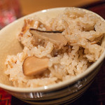 日本料理 幸庵 - 松茸の炊き込みごはん