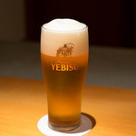 日本料理 幸庵 - ヱビス生