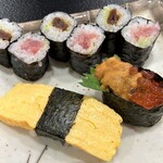 Isshin sushi - ランチ：おまかせ握り２皿め