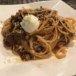 TRATTORIA Mare - 国産牛のボロネーゼ 水牛モッツァレラのせ¥1,430-（大盛+¥220-）