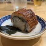 Tenjin Namba Shotto - 鰻の棒寿司（お通し）海苔を巻いて