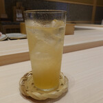 Sushidou Tomiza - 梅酒のソーダ割り