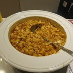 レストラン サントリーニ - 肉を使わないマーボ豆腐です。大豆をそぼろ的に使う技です。