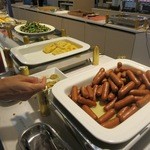 レストラン サントリーニ - 朝はウインナーが食べたくなります。