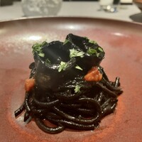 リストランテ・ホンダ - イカ墨のパスタ