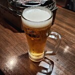 とり焼き・松阪牛ホルモン 月や - 生ビール