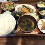 こはなカフェ - 今週のランチ(豚肉のしょうが焼き)