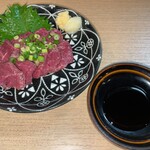 Soba Yuzen Shukou Miduki - 熊本県産馬刺し（上赤身）800円+税！