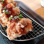 お食事処 八っちゃん - ピリ辛ザンギ。