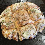 Okonomiyaki Sosu - 豚天 ※セルフ焼き，セルフ切り