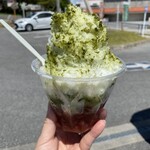 鶴亀堂ぜんざい - 料理写真:抹茶ミルクぜんざい