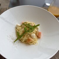 Table For Tomorrow - 桃の冷製パスタ。