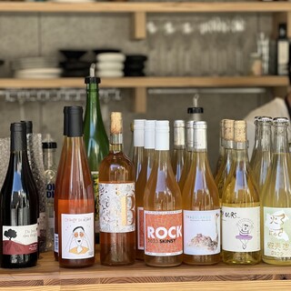 A wide selection of natural wines and craft beers to complement your dishes