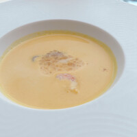 イリエスケープ - 魚介類とかぼちゃの冷製スープ
