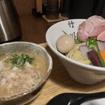 麺処 竹川 - 特製無添加つけ麺1300円