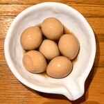 大衆酒場ホームラン食堂 - うずら煮卵【209円】