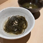 寿司 あつや - もずく