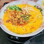 鴻運 - 平日限定Ｂセット担々麺＆炒飯プラスお漬物(搾菜)