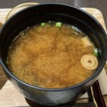 炭火焼鳥 だん - 味噌汁