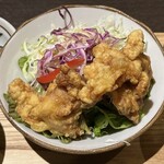 炭火焼鳥 だん - 丹波朝霧どりのもも唐揚げ