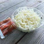松のや - ラムカツ定食のサラダ