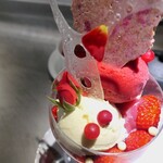 PATISSERIE ASAKO IWAYANAGI - パルフェ・ビジューローズ ～ベリーとオリーブオイルジェラートとともに～