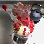 PATISSERIE ASAKO IWAYANAGI - パルフェ・ビジューローズ ～ベリーとオリーブオイルジェラートとともに～