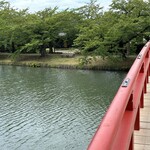 野の庵 - 春陽橋から野の庵