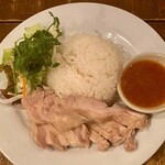 広島タイ料理 マナオ - 海南チキンライス（コースの一部・2人前）