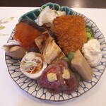 旬の里 もり田 - 前菜盛合せ１６５０円