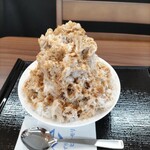 けずりひ ヒロモリ - 黒みつきな粉かき氷