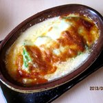 旨辛喰館 祭今日 - 豆腐とアボカドの奄美味噌グラタン！