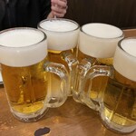 炭火のあんざい - エアコンが停止していて非常に店内が暑い