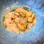 unito - マルアリアーティ　ムール貝とひよこ豆のソース