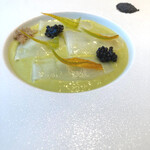 unito - 烏賊とズッキーニのスープ仕立て