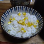 清水屋 - トウモロコシご飯