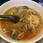 麺王 - 温野菜カレーラーメン