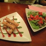 マユール - グリーンサラダとチーズロール