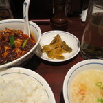 陳麻婆豆腐 - 陳麻婆豆腐セット