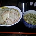 二代目高橋商店 - つけ麺 チャーシュートッピング