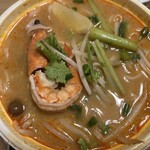さいとう食堂 - 【トムヤムヌードル】海老の旨みが溶け込んだ辛くて少し酸っぱい麺料理！