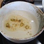 八割うどん - 冷やしグリーンカレーつけ汁うどん並