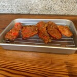 ノラネコ食堂 - 紅生姜の天ぷら