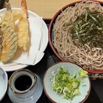 Kicchouan - 天ざる 1310円。