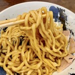 加仁家麺房 - モチモチ麺がタレに良く絡みます。