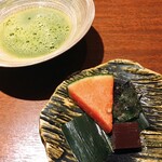 いまここ - 抹茶　スイカ　ゼリー　羊羹